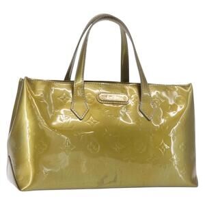 LOUIS VUITTON Monogram Vernis Wilshire PM Bag Veil amplession M91643 Auth 152343
